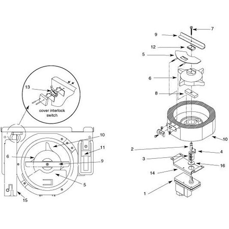 Follett Spacer, Agitator PD502389